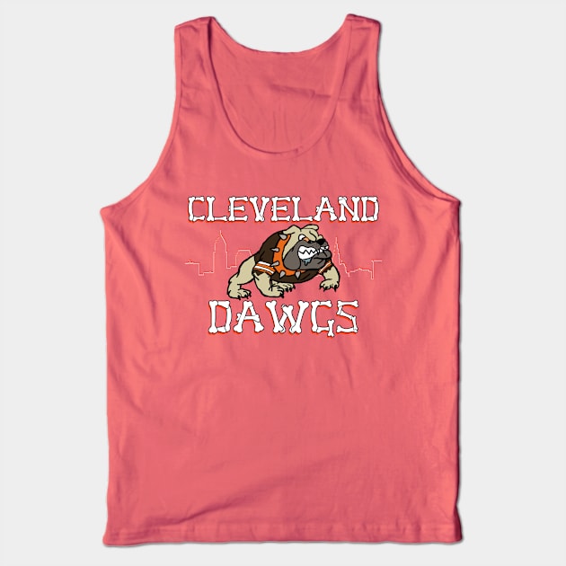 Cleveland Dawgs Tank Top by InkStreet Tees